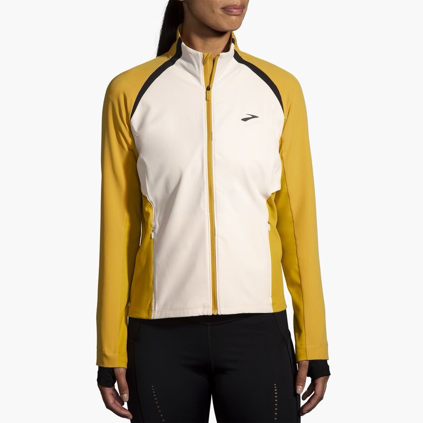 Brooks Fusion Hybrid Jacket Xxl Sand/Dark Sundial/Blac